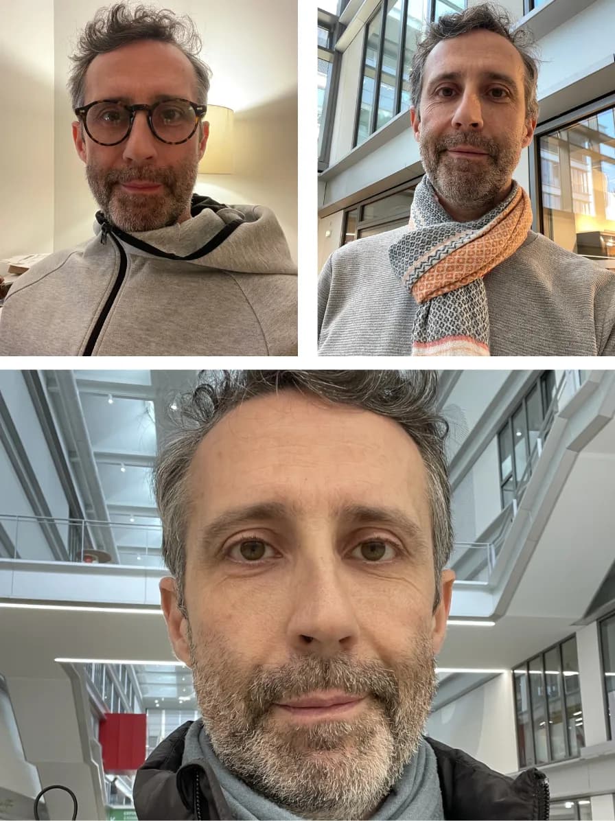 Photos smartphone envoyées par un collaborateur, point de départ du service